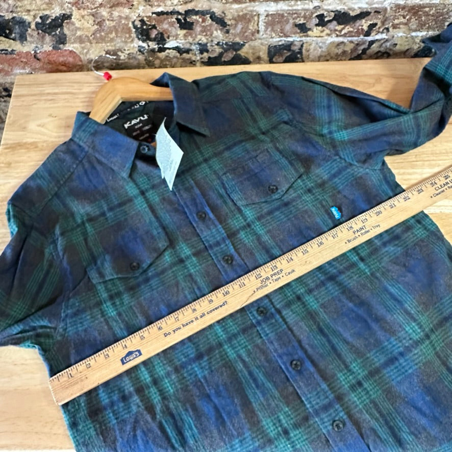 Kavu Men's Large Button Flannel Shirt NEW