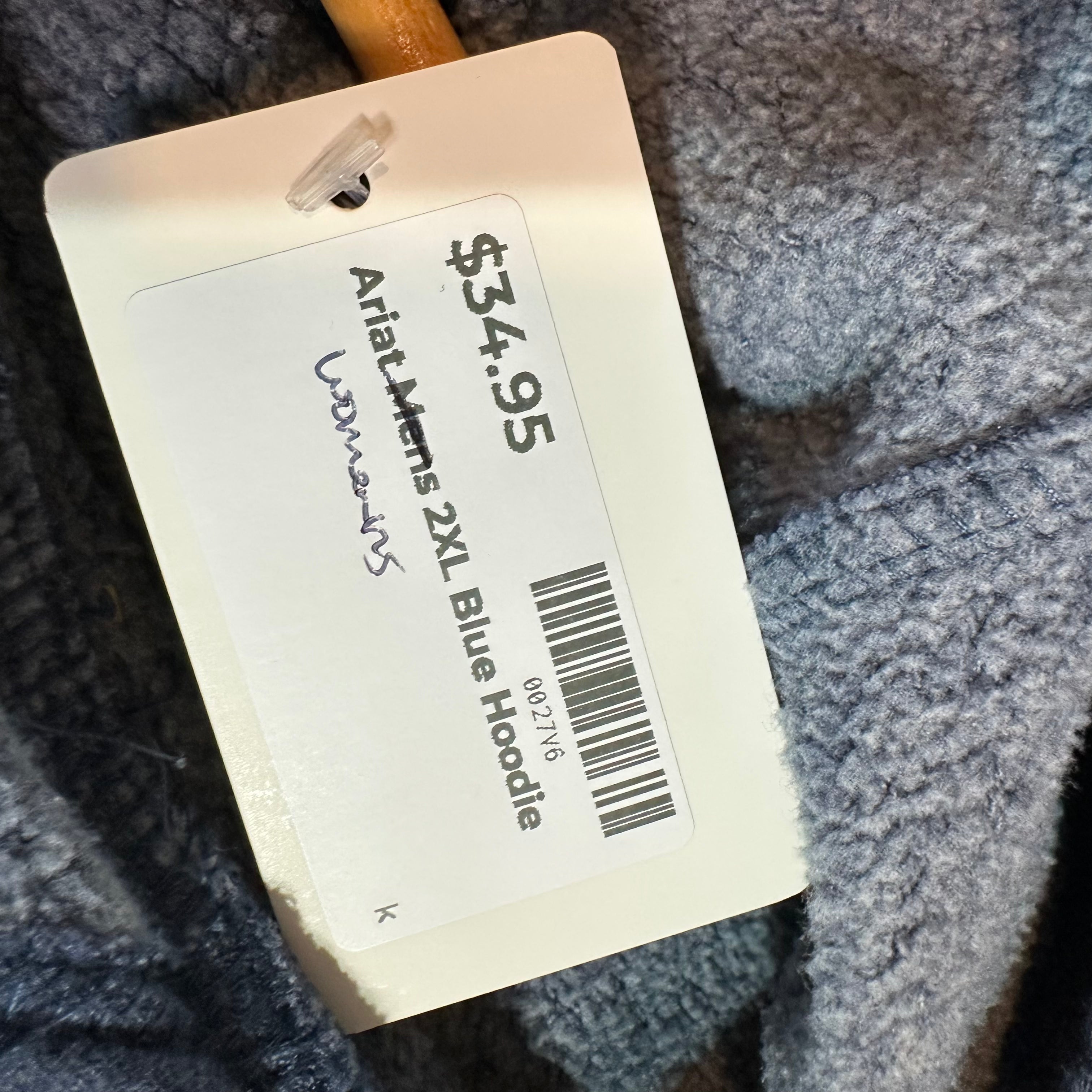Ariat Rebar Blue Hoodie 2XL