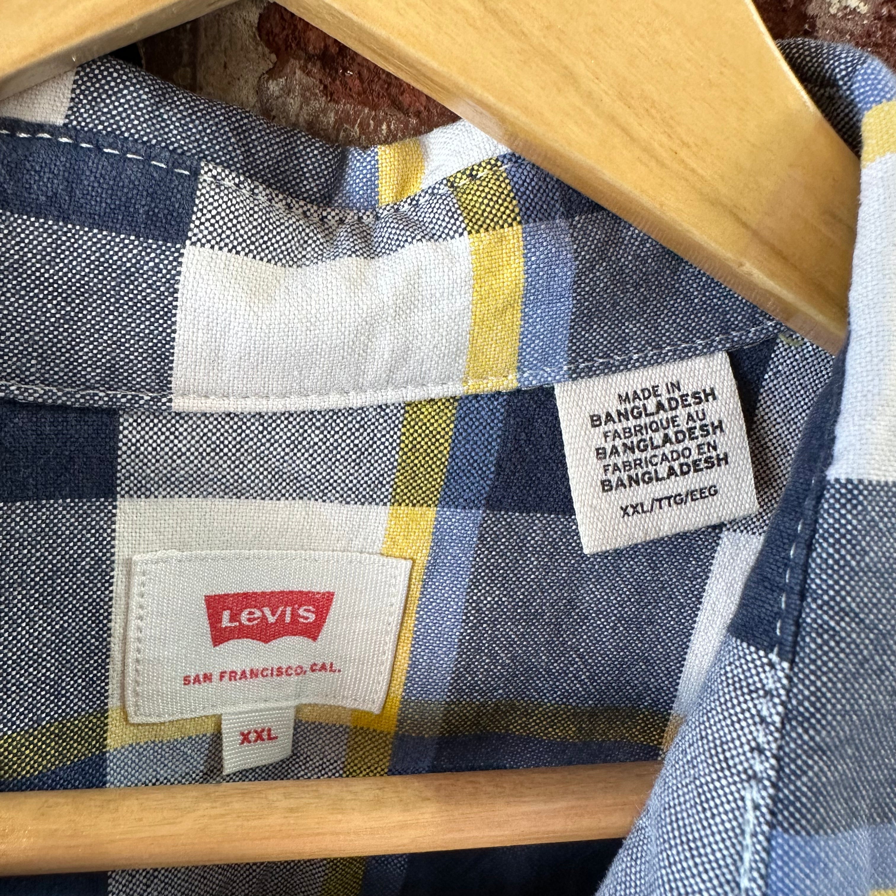 Levi's Mens 2XL Long Sleeve Button Up
