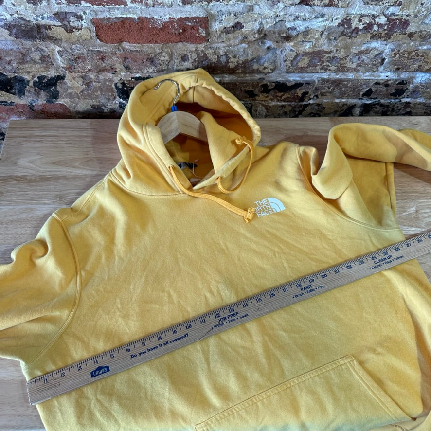 The North Face Men's 2XL Yellow Logo Hoodie Sierra Nevada