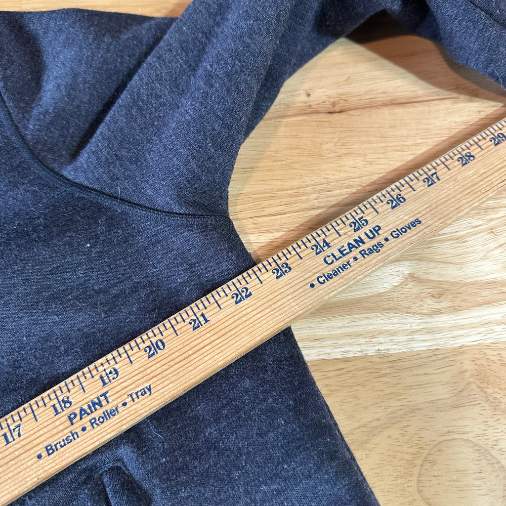 North Face Men's Large 1/4 Snap Blue