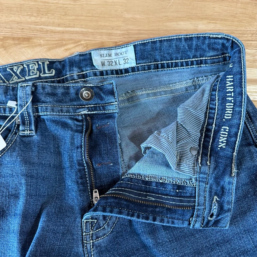 TK Axel Mens 32x32 Slim Boot Jeans