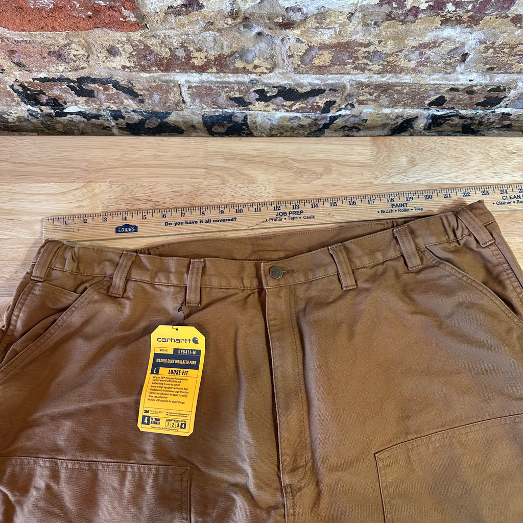 Carhartt Washed Duck Insulated Pant Extreme Warmth Loose Fit Size 2XL NWT
