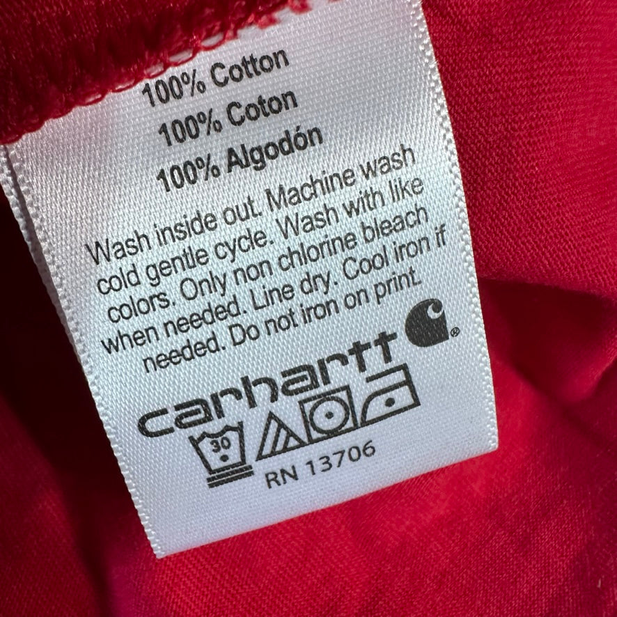 Carhartt Girls 3M Red T-Shirt NEW