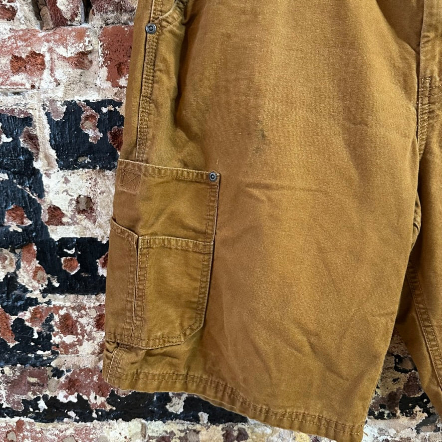 Schmidt Brown Cargo Shorts Mens 36