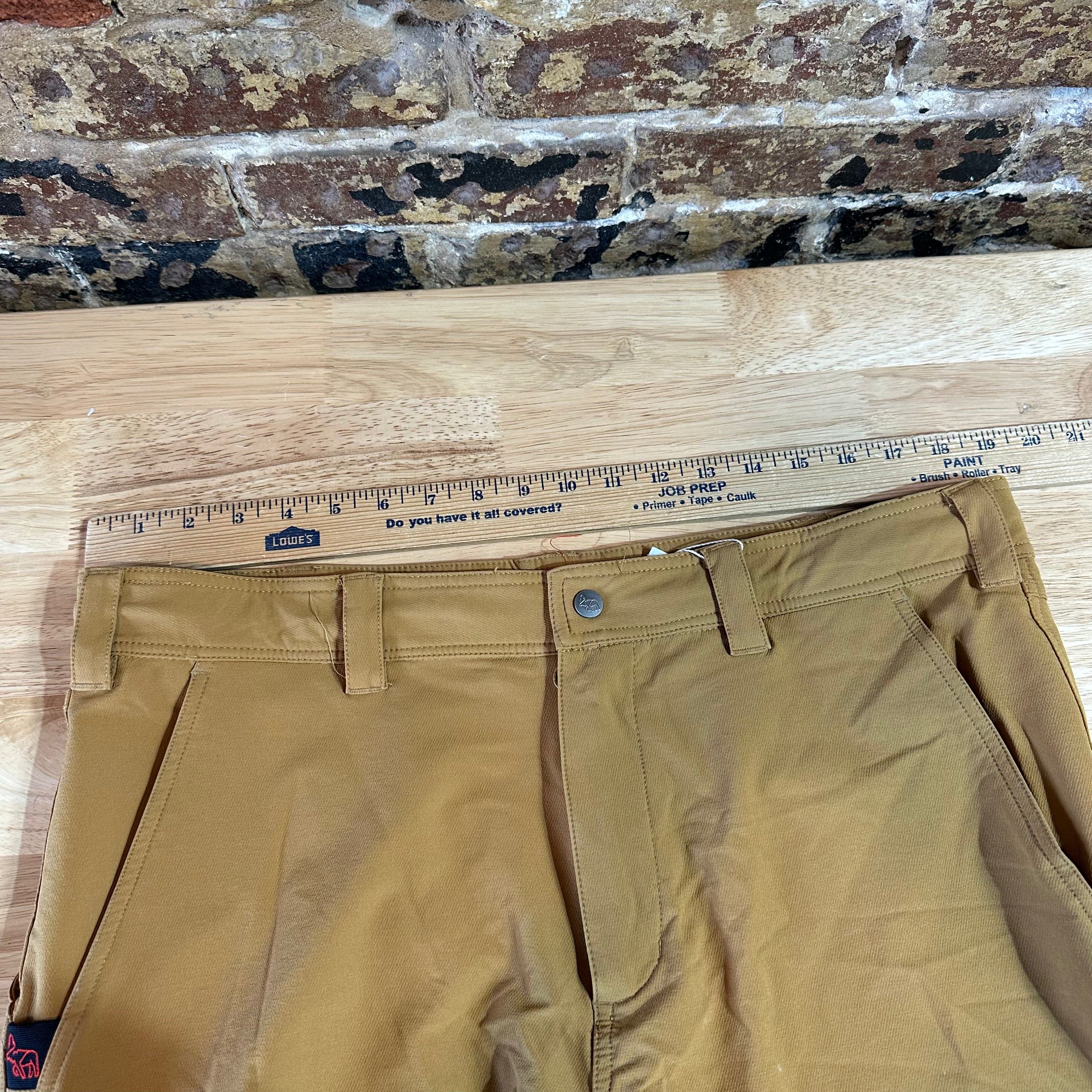 Western Rise Mens XL Brown Shorts