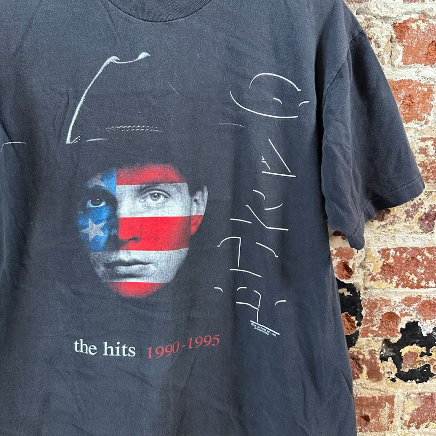 VTG Garth Brooks Large Black S/S T-Shirt
