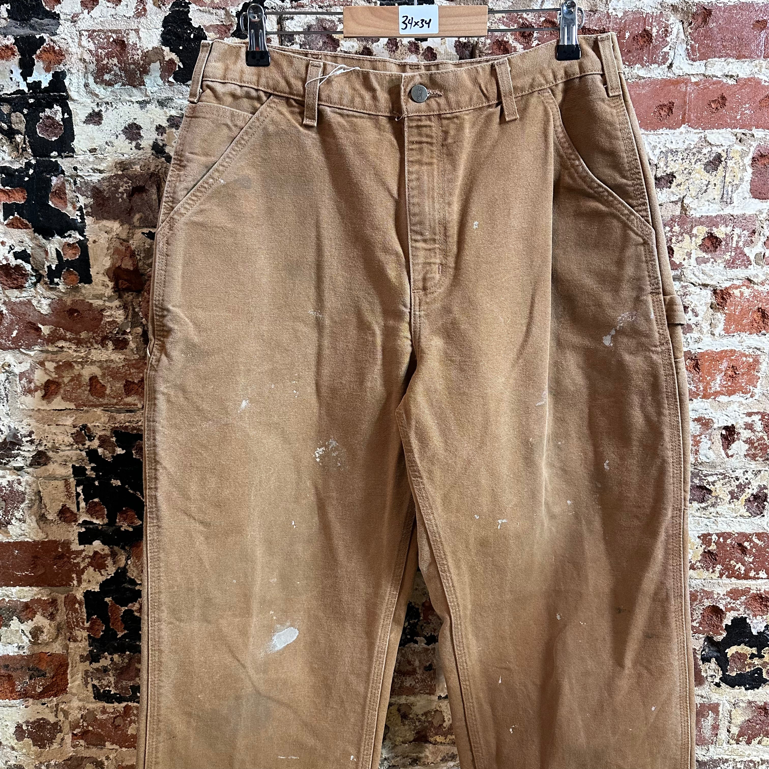 Carhartt B11 BRN Mens 34x34 Pants