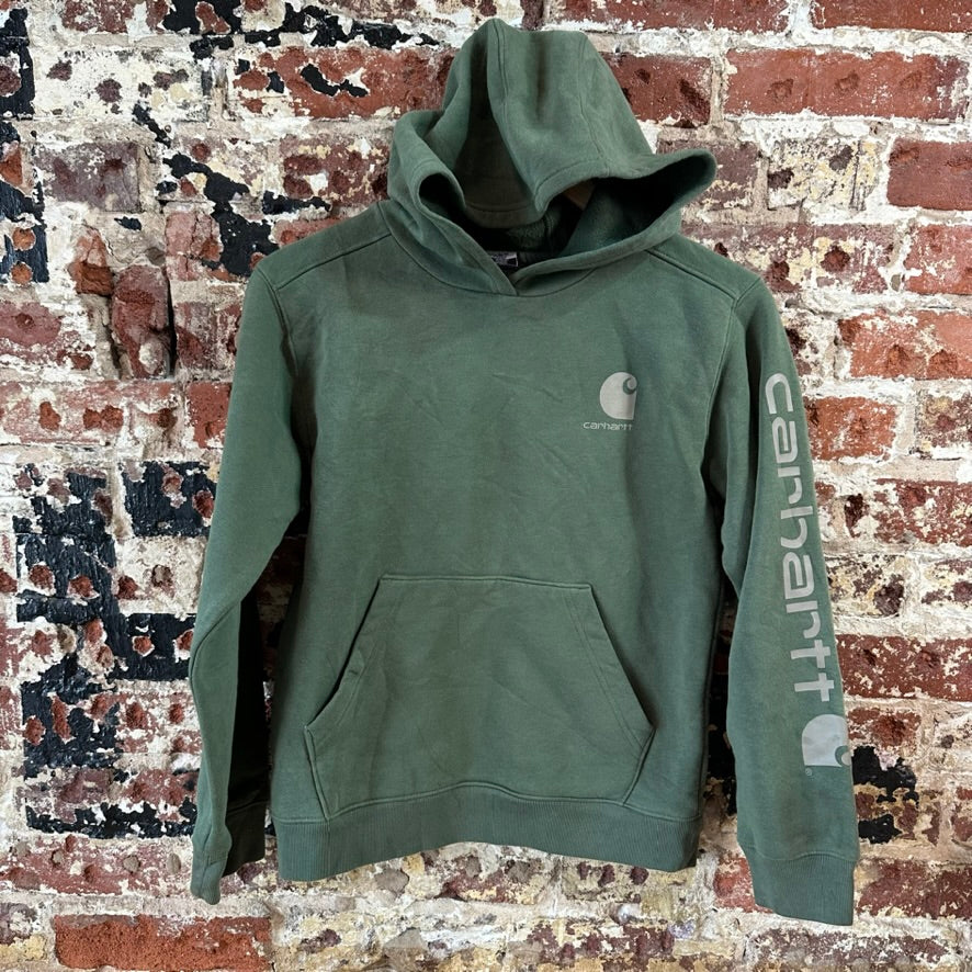 Carhartt Green Hoodie Boys Medium 10-12