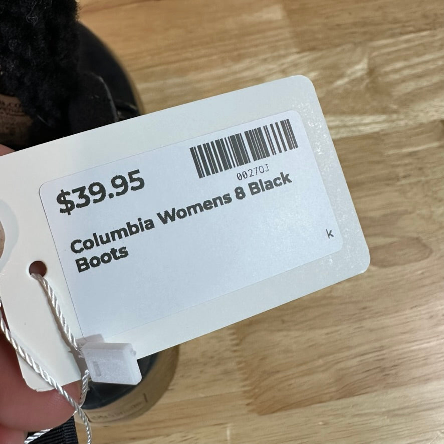 Columbia Womens 8 Black boots