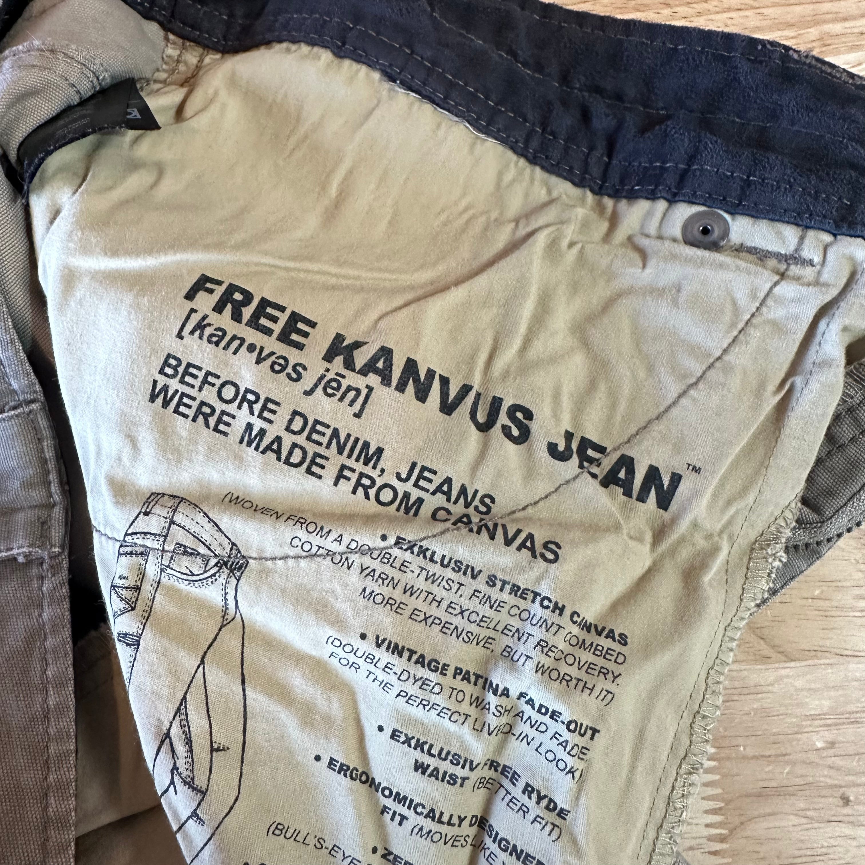 Kuhl Pants Men's 34x36 Tan Free Kanvus Jeans Canvas Stretch Hiking Outdoor