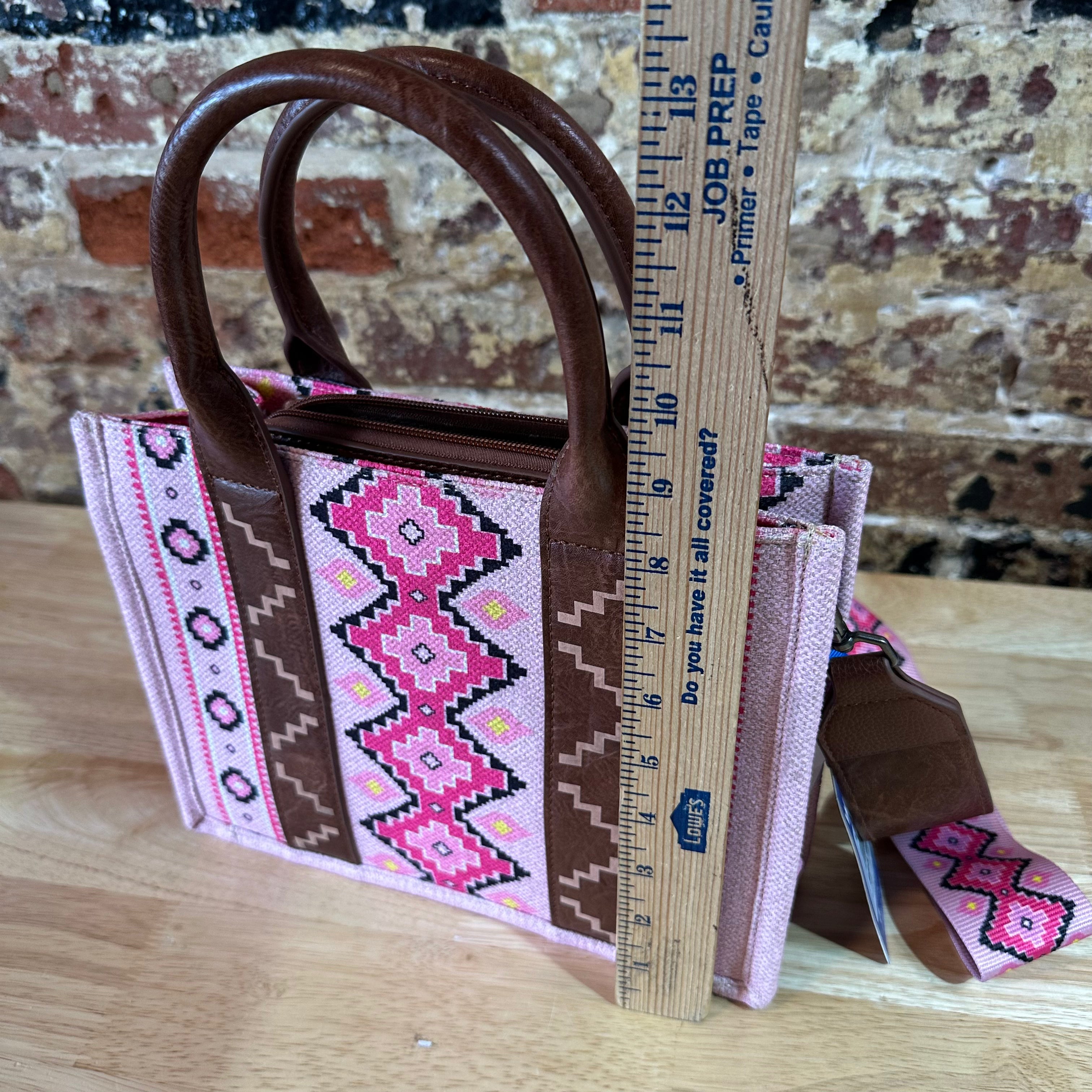Wrangler Western Pink Aztec Handbag NEW