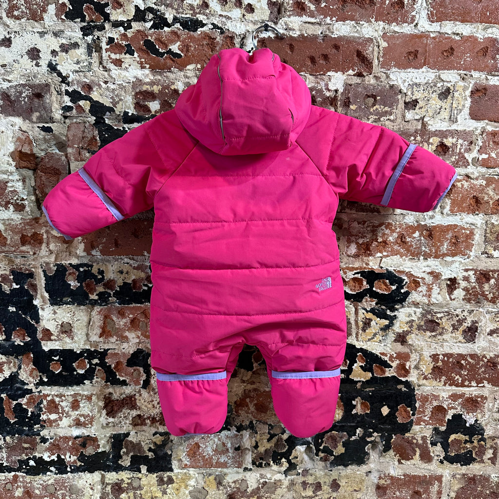 The North Face Baby Girl Pink Winter Snowsuit Overall Size 0-3M months