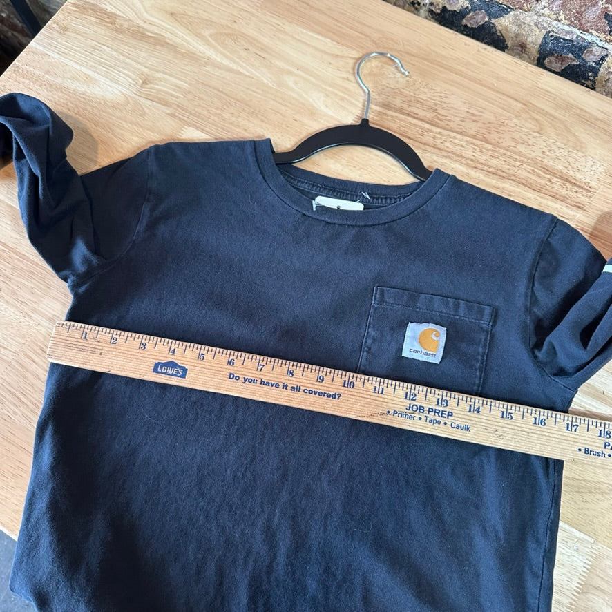 Carhartt Long Sleeve Black T-Shirt Boys Small