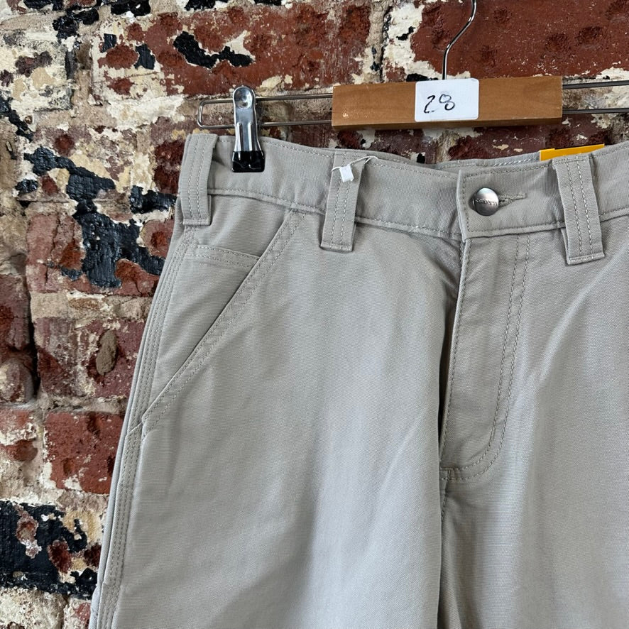 Carhartt Mens 28 Tan Shorts NEW