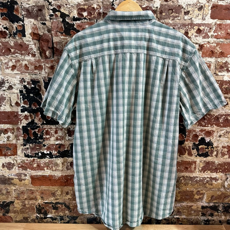 Carhartt Mens XL Tall Short Sleeve Button Up