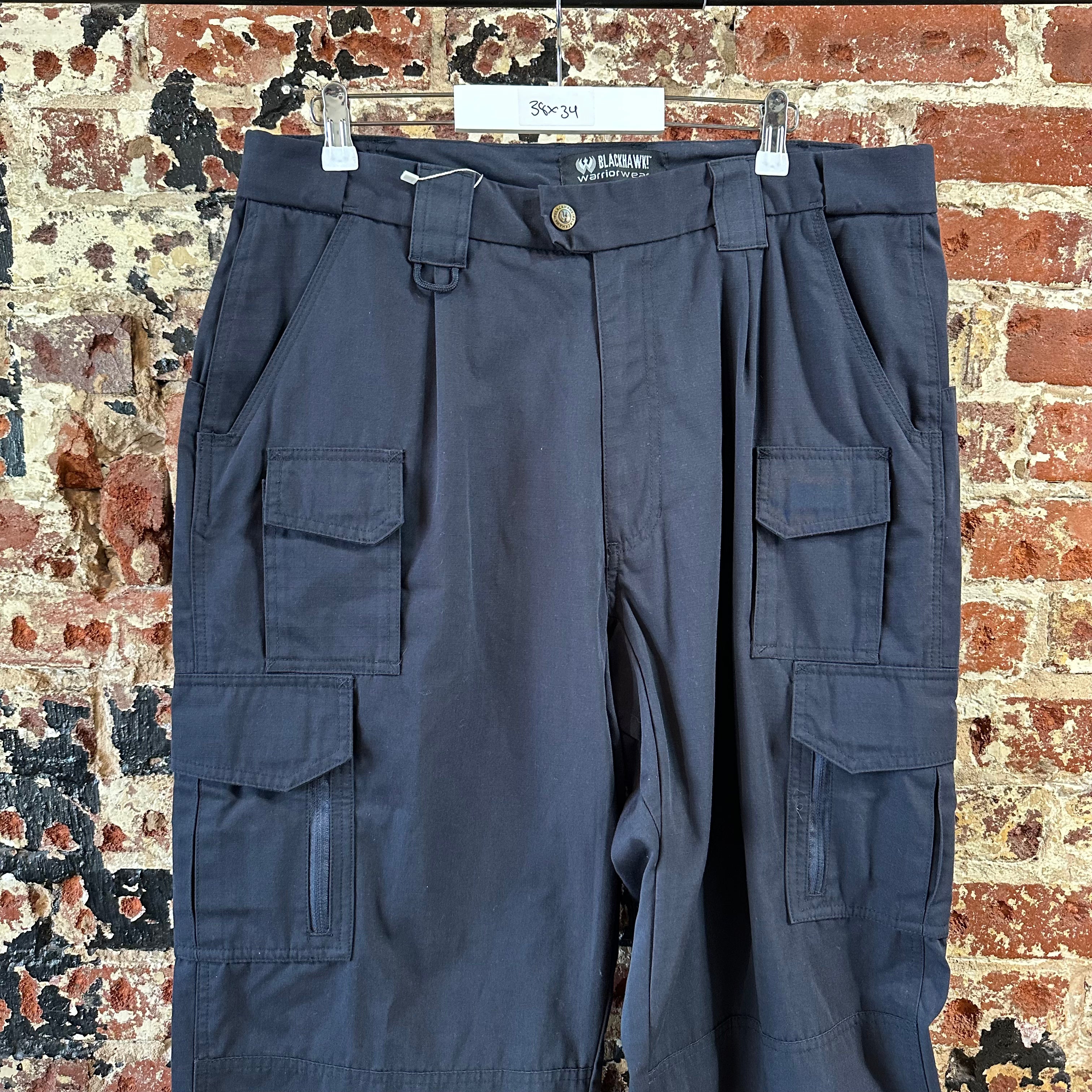 Blackhawk Mens 38x34 Blue Cargo Pants