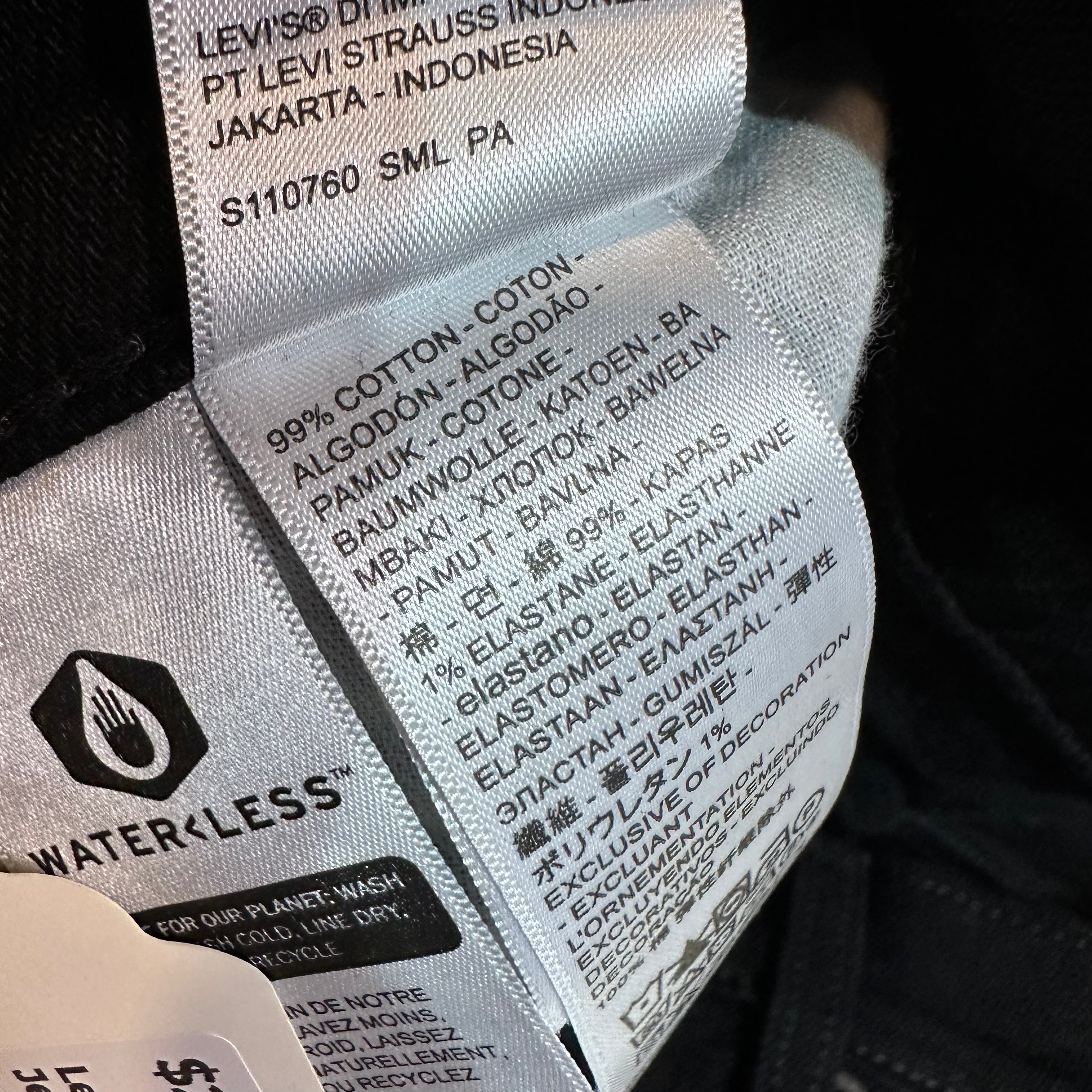 Levis Mens 511 Black Jeans 29x32 Slim Fit Modern Denim Levi's