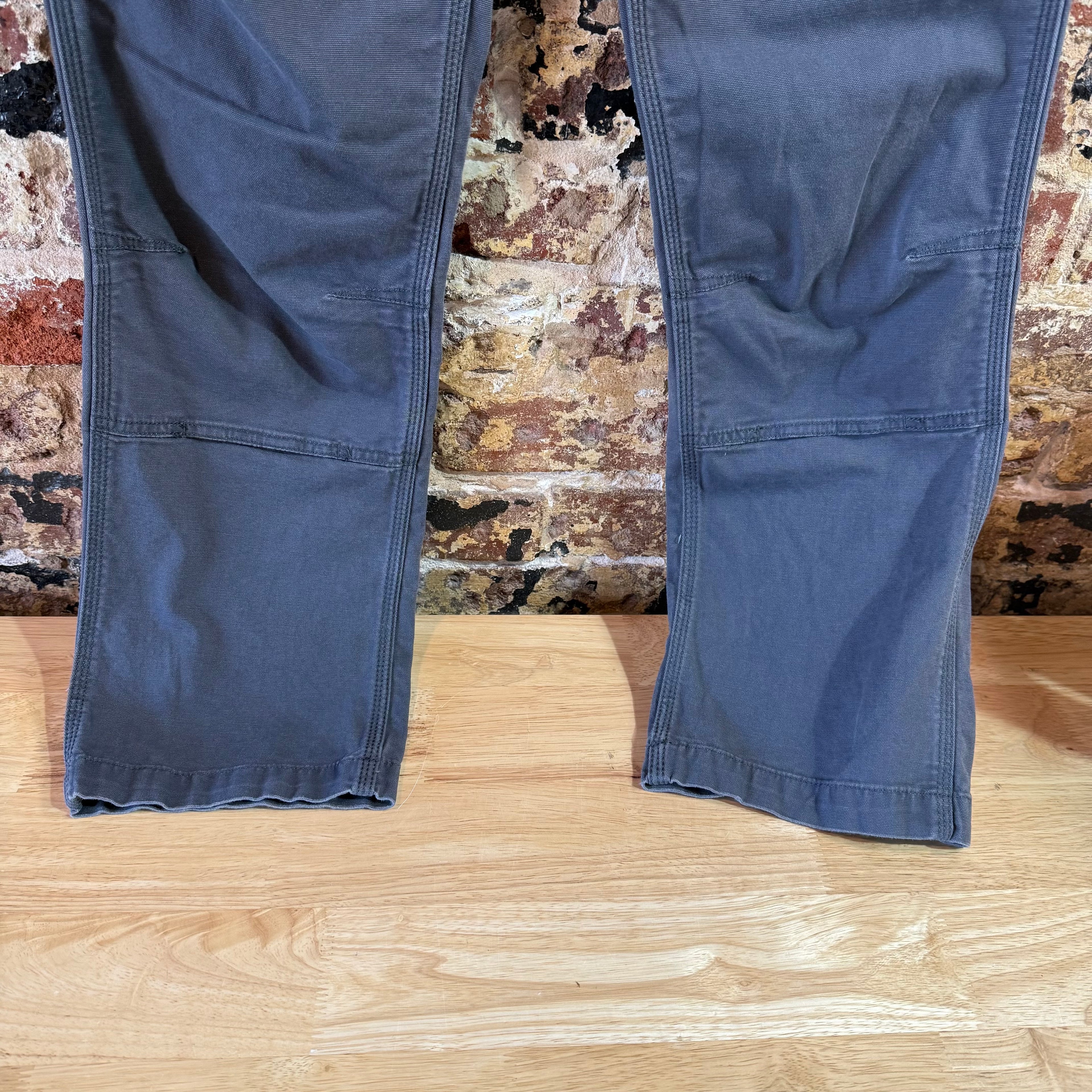 Carhartt Gray Double Knee Pants Mens 30x32