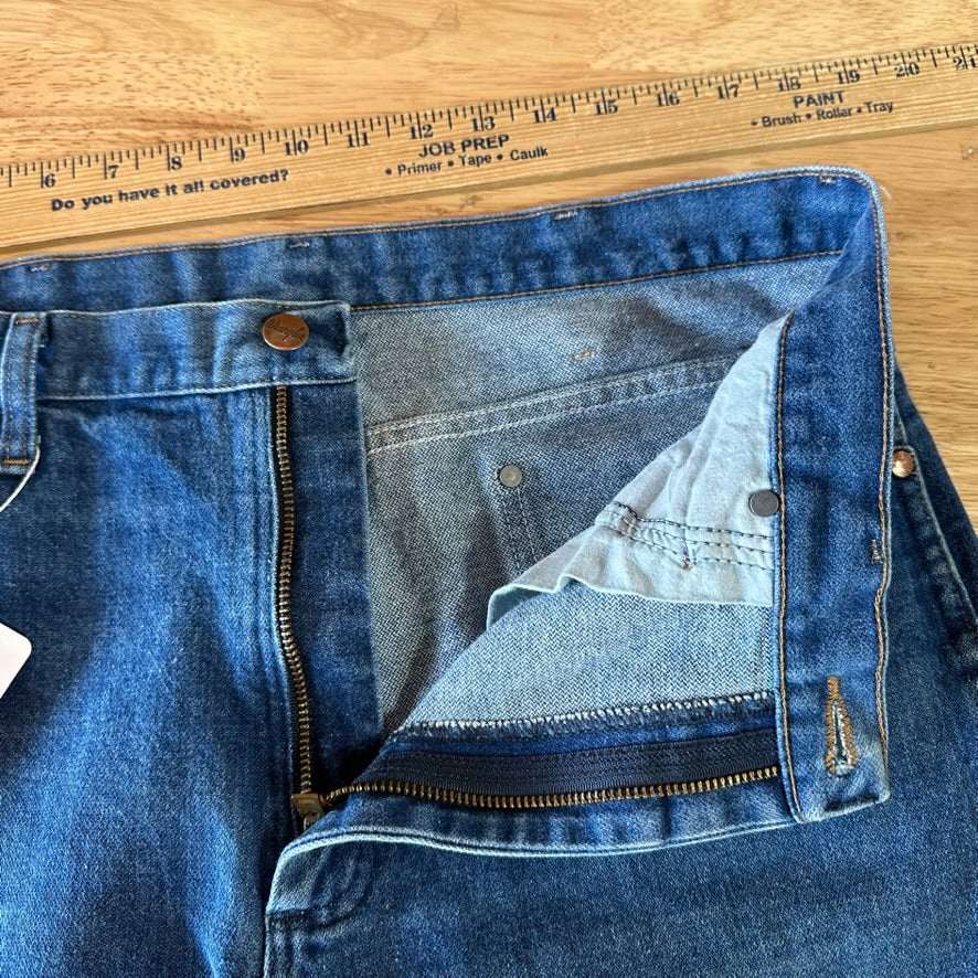 Wrangler Blue Jeans 35x34 western rodeo 936pwd cowboy cut slim fit