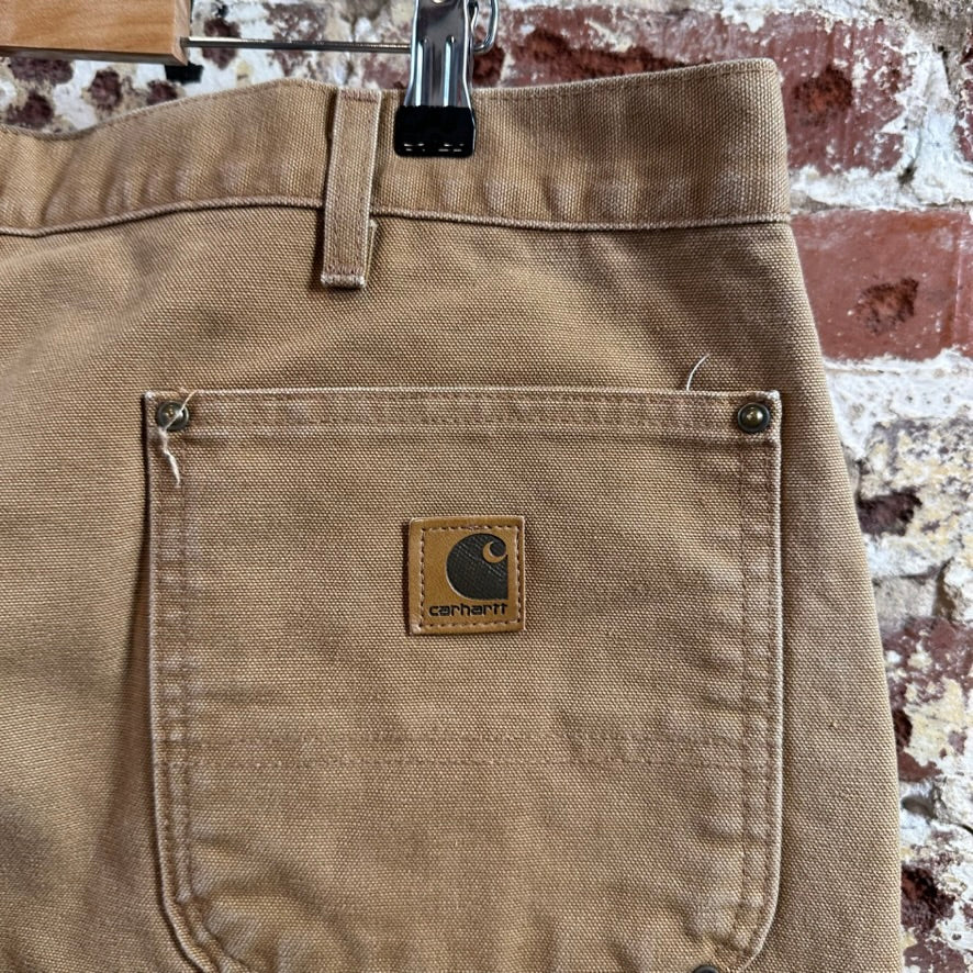 Carhartt B136 BRN Mens 40x32 Double Knee Pants