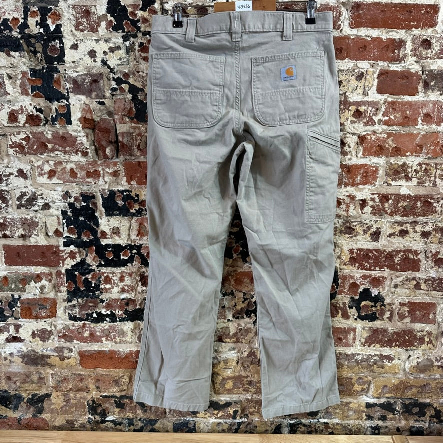 Carhartt Relaxed Fit Rugged Flex Pants Mens 32x30 Tan Workwear
