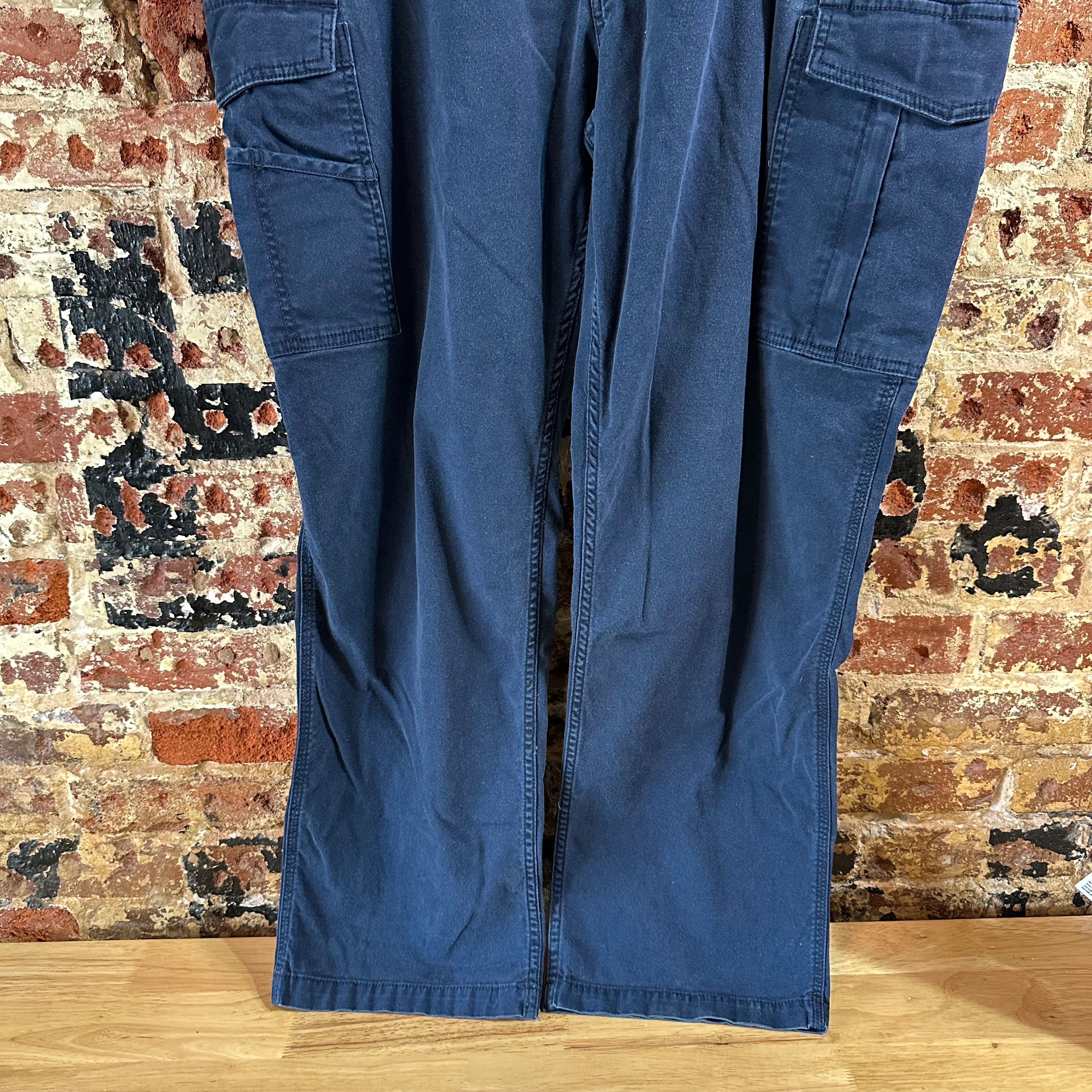 Carhartt Mens 44x32 Blue Pants