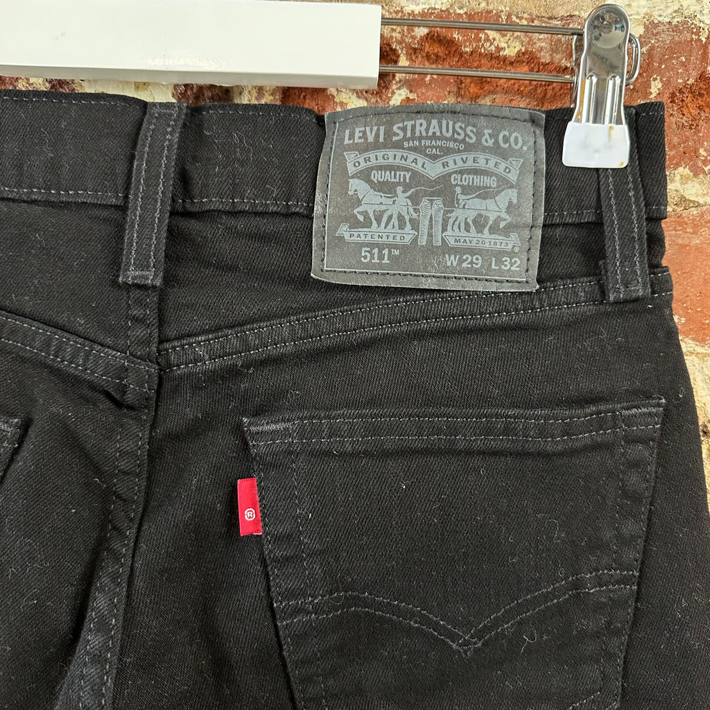 Levis Mens 511 Black Jeans 29x32 Slim Fit Modern Denim Levi's