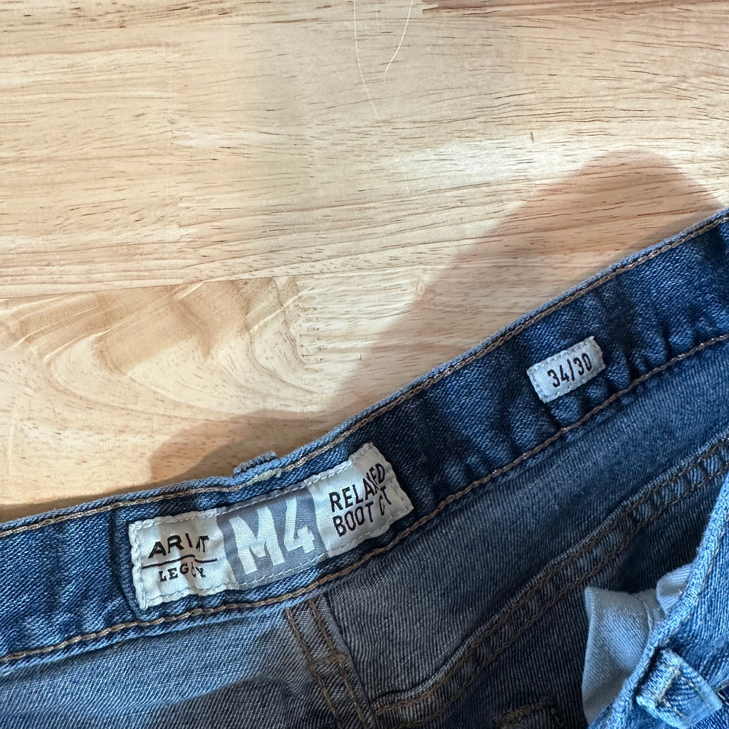 Ariat M4 Mens 34x30 Blue Jeans