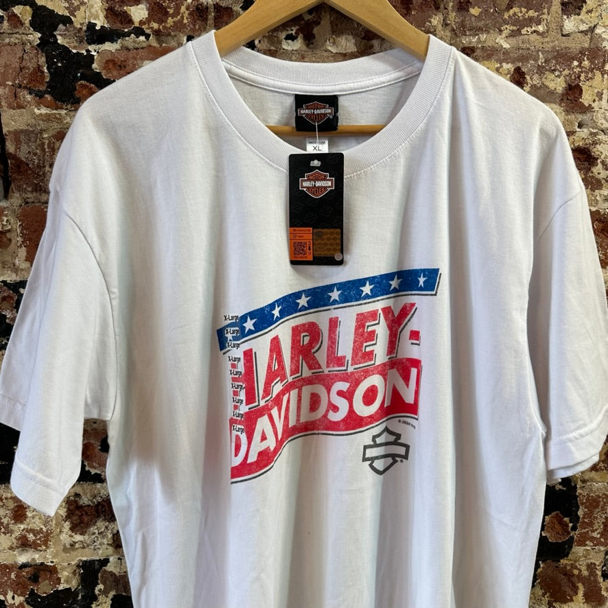 Harley Davidson Men's XL Short Sleeve White T-Shirt NEW