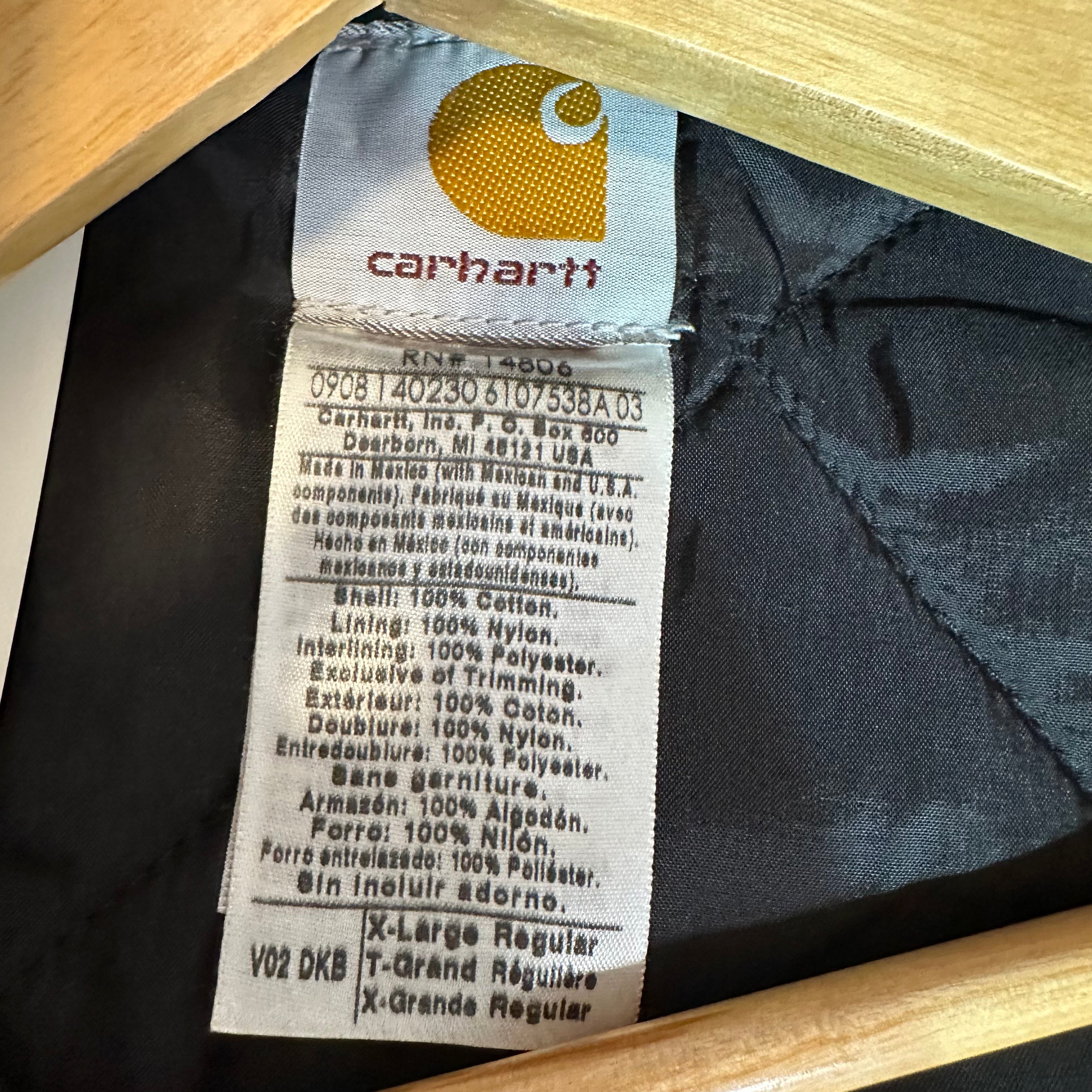 Carhartt V02 Dark Brown Vest Men's XL