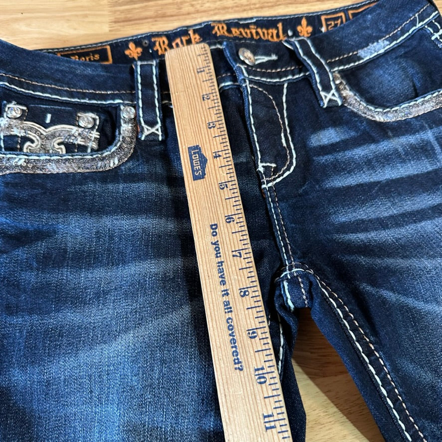 Rock Revival Skinny Jeans Womens 27