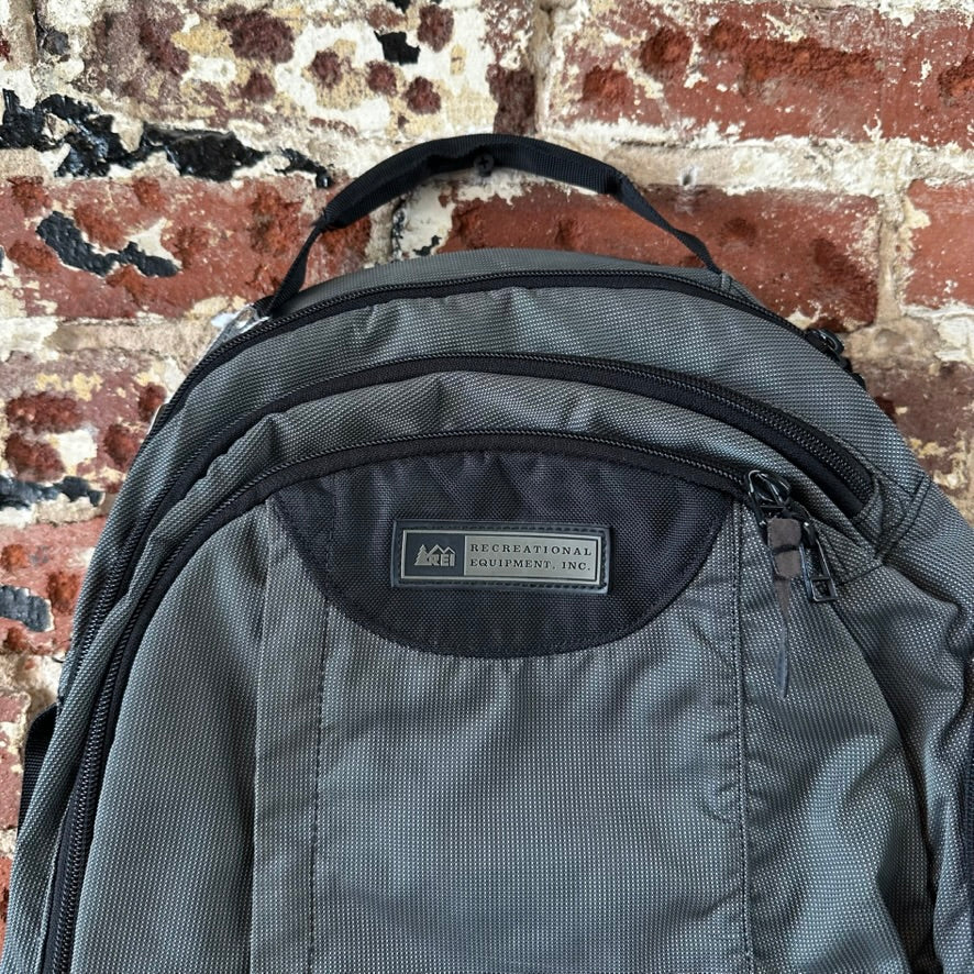 REI Hiking Backpack Black Gray Laptop Daypack Trail Bag Unisex Business