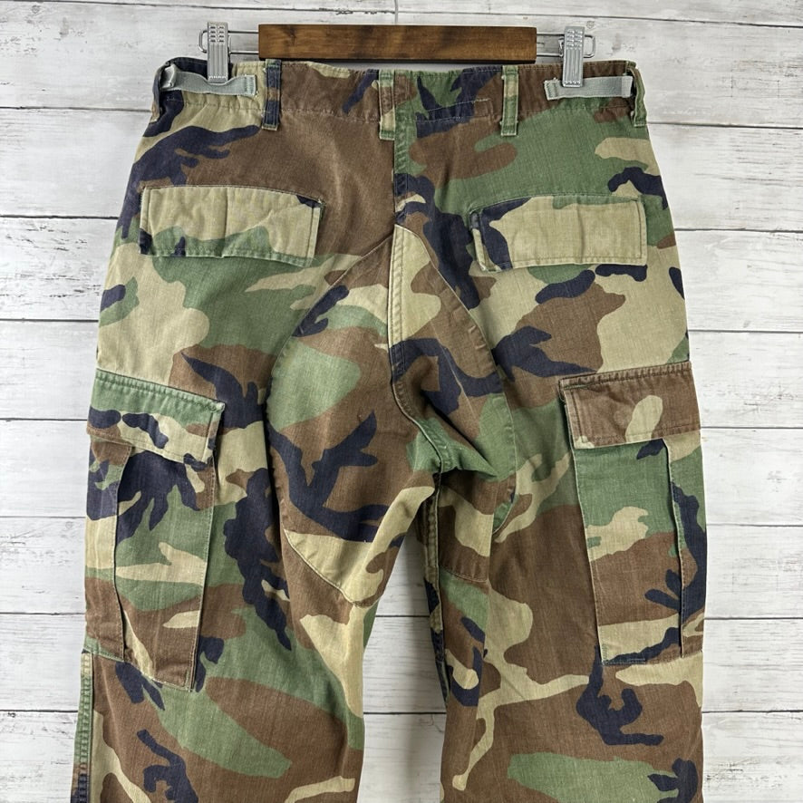 US Army cargo Pants Medium Reg Camo Combat Uniform Hot Weather Trousers 32x30"