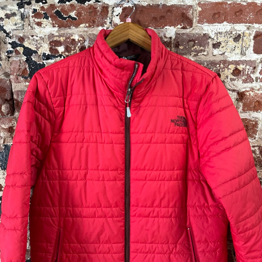 North Face Red Puffer Jacket Mens Small