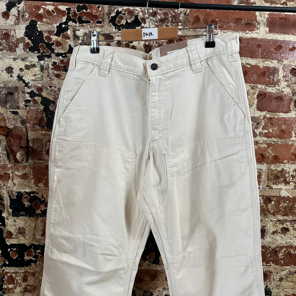 Carhartt Natural Mens 34x32 Double Knee Pants
