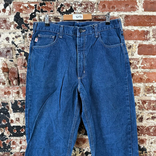 Carhartt FRB100 Blue Jeans Mens 36x36 FR Flame Resistant Denim
