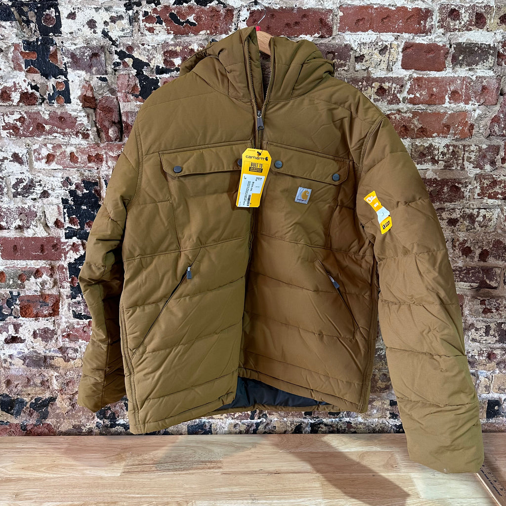 Carhartt Montana Jacket Mens Large Tall LT Rain Defender Oak brown NEW