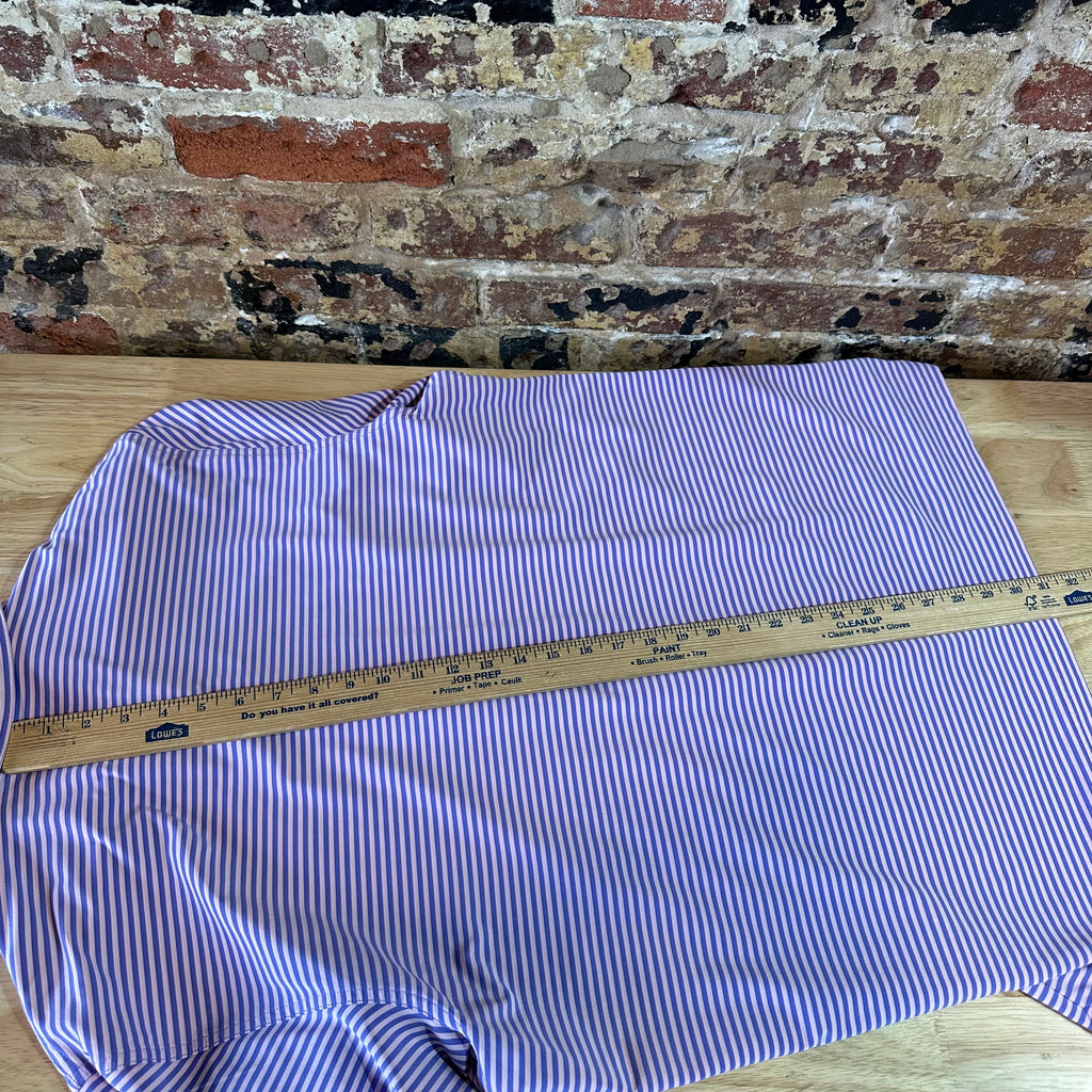 Vineyard Vines Golf Shirt Polo Mens XL Purple Striped Short Sleeve