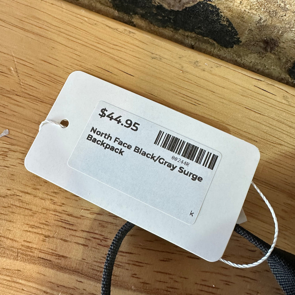 The North Face Surge II Backpack Daypack Black School Travel Bag