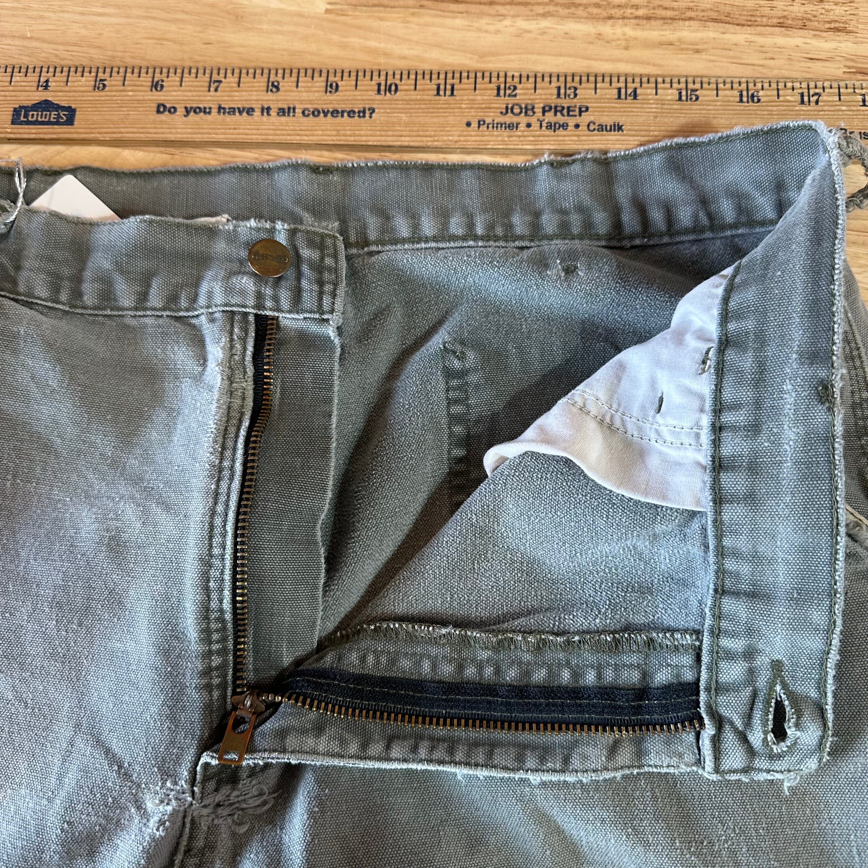 Carhartt Mens 34x32 Green Pants