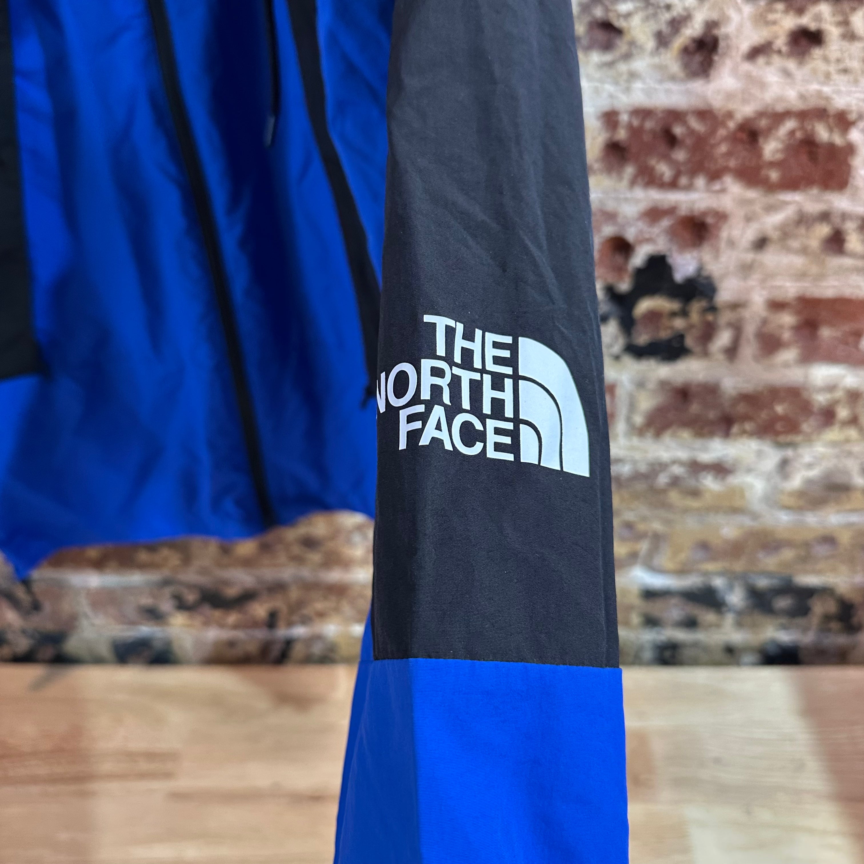The North Face Jacket Mens Large Blue Windwall Outdoors Hiking Full Zip