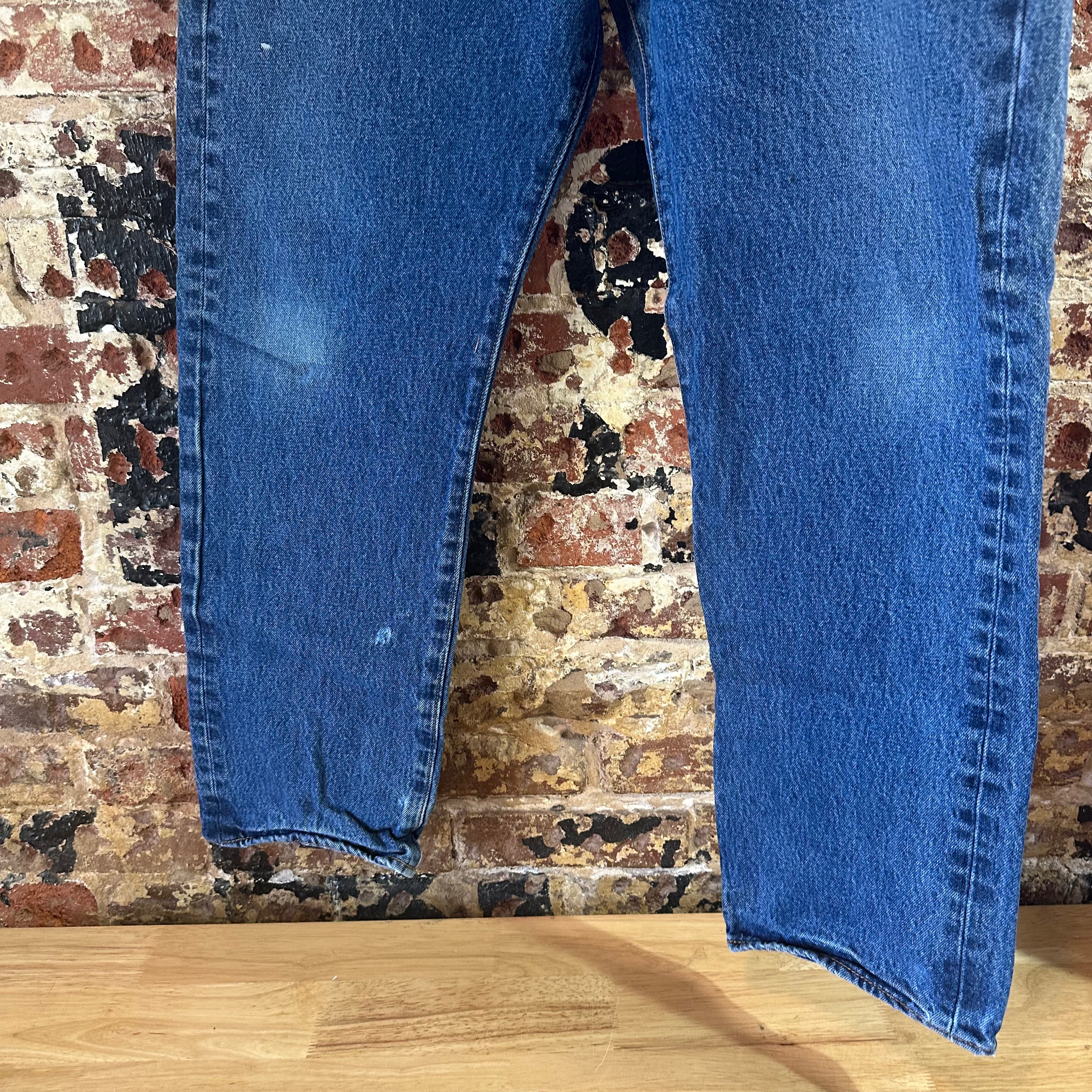 Levis 501 Mens 36x29 Blue Jeans