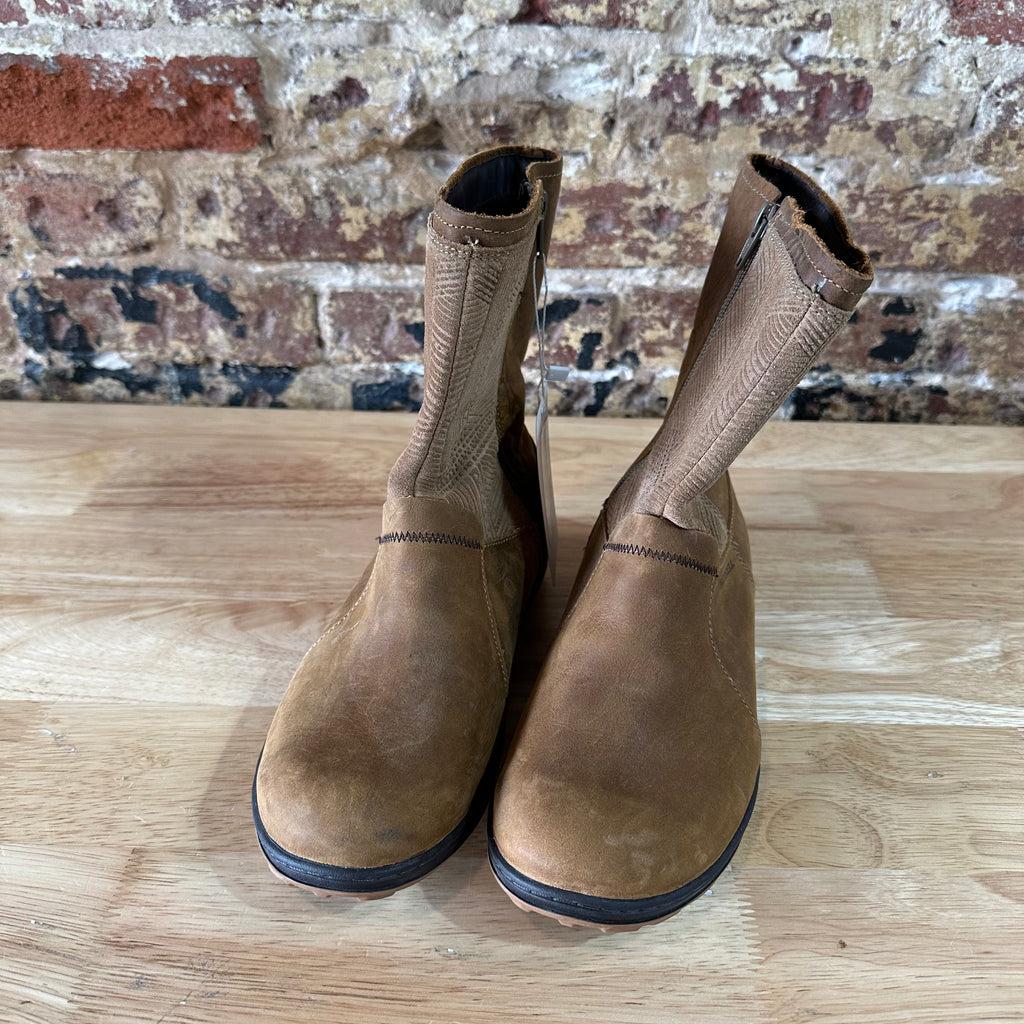 Merrell Ashland Vee Mid Boots Leather Brown Womens Waterproof Size 8