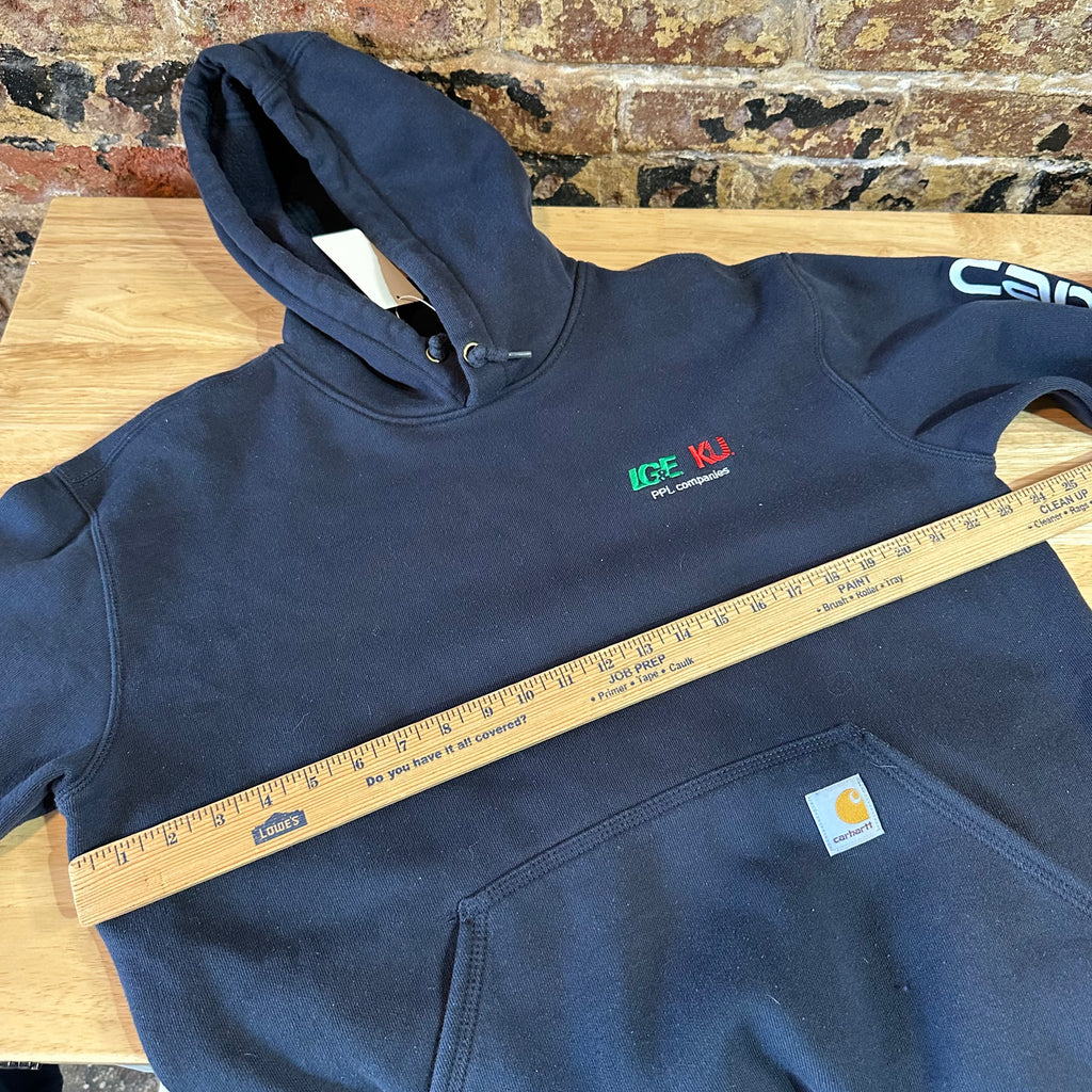 Carhartt Navy Blue Hoodie Mens Medium