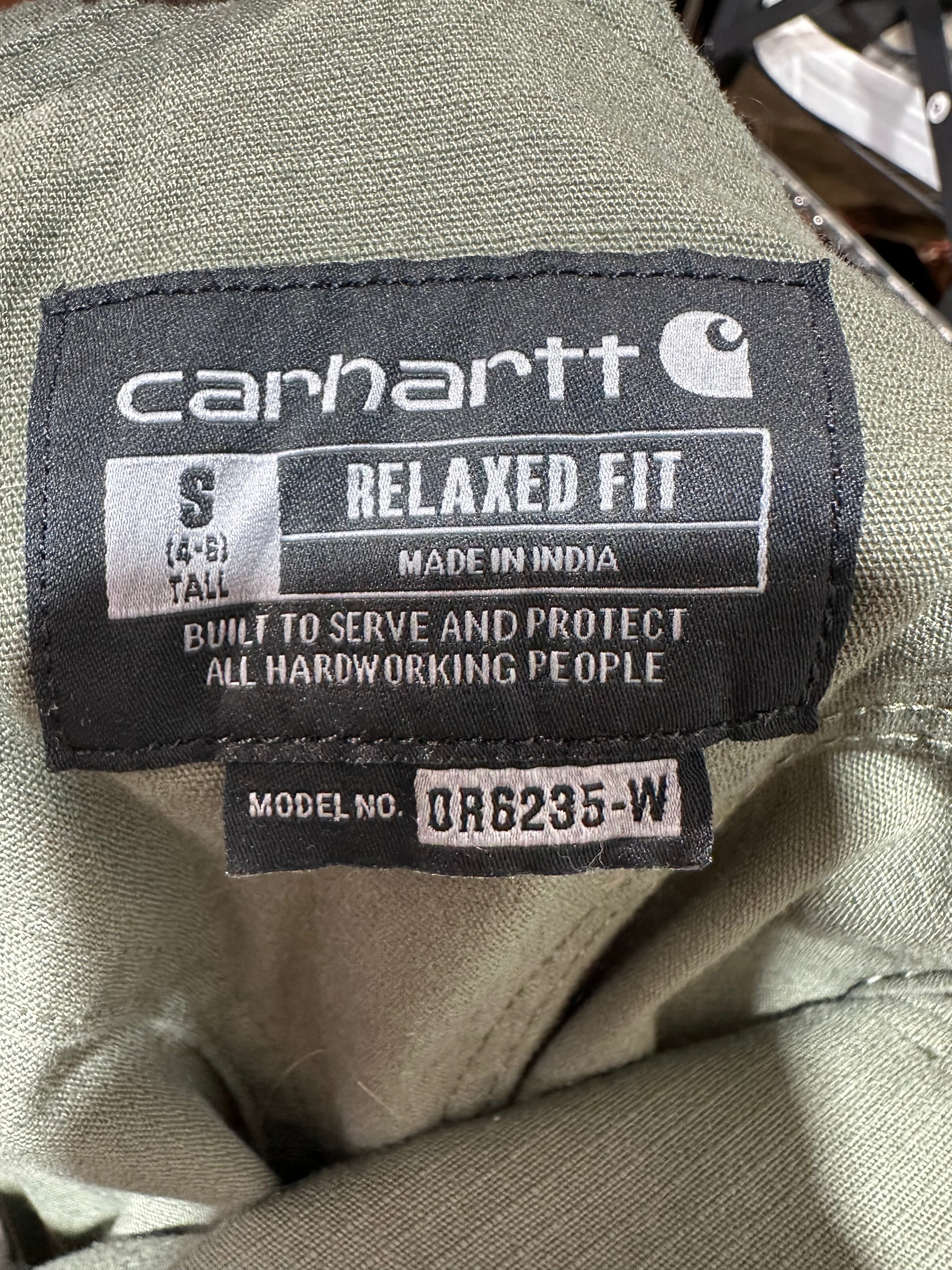 Carhrtt Womens Small Green Bibs