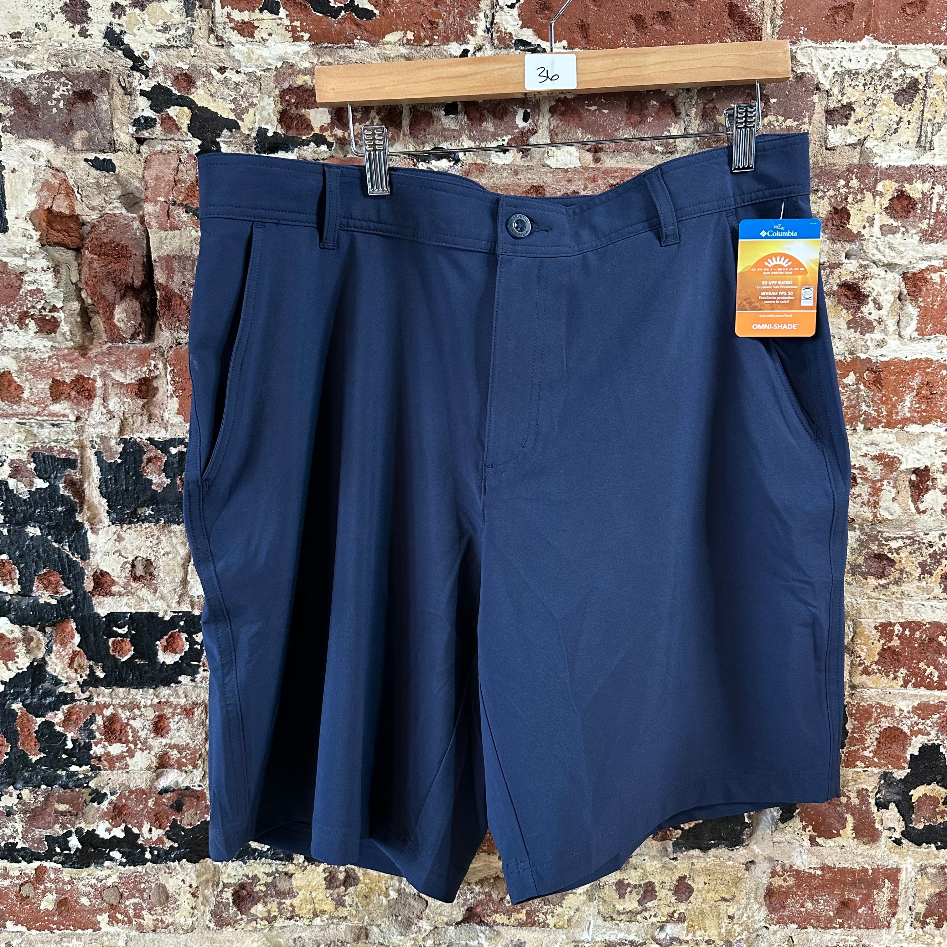Columbia Mens 36 Blue Shorts NEW