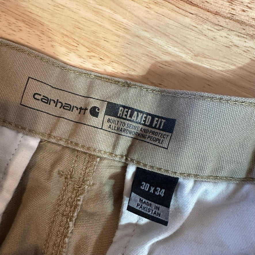 Carhartt Tan Cargo Pants Mens 30x34