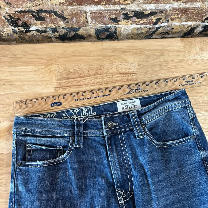 TK Axel Mens 32x32 Slim Boot Jeans