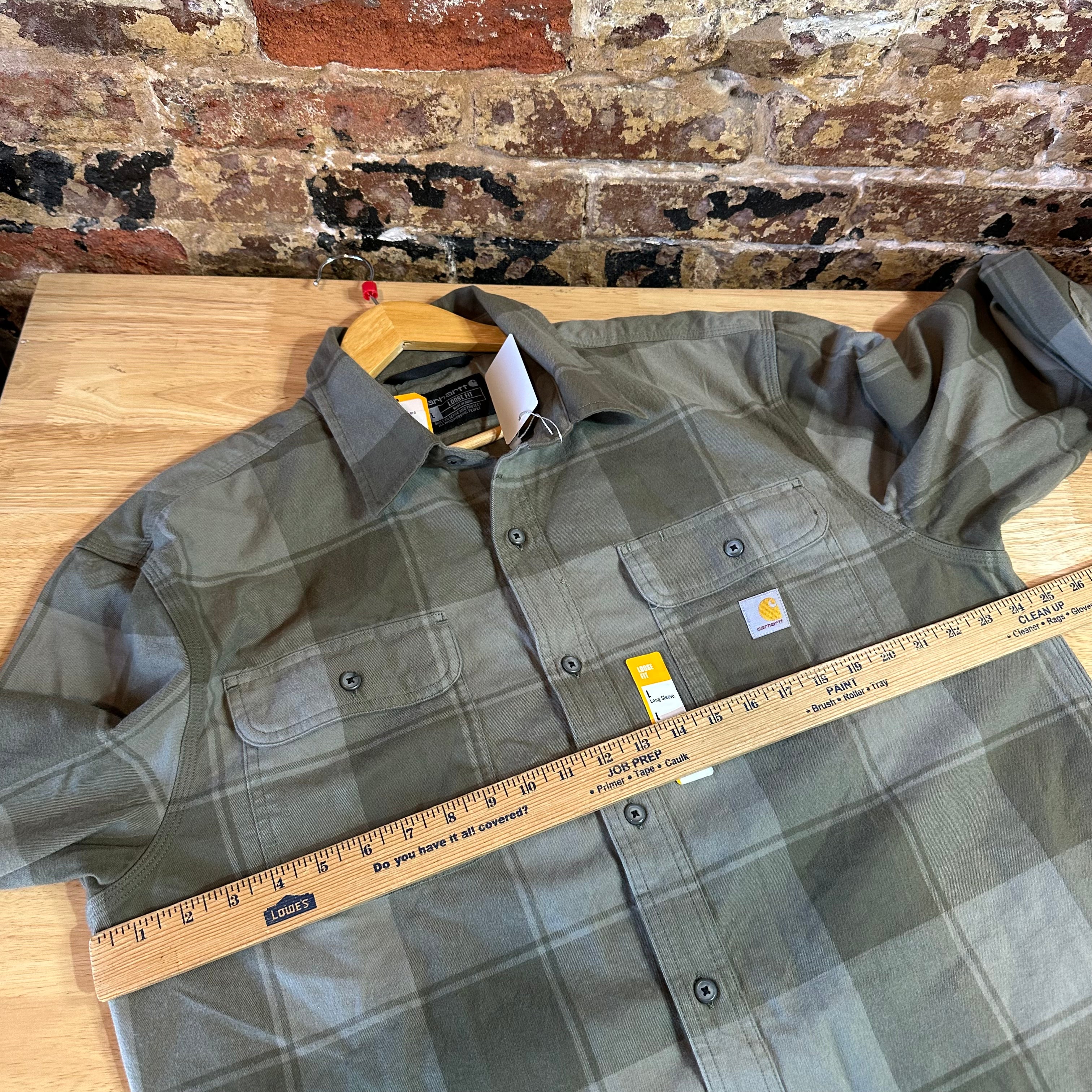 Carhartt Mens Large Flannel Shirt NEW